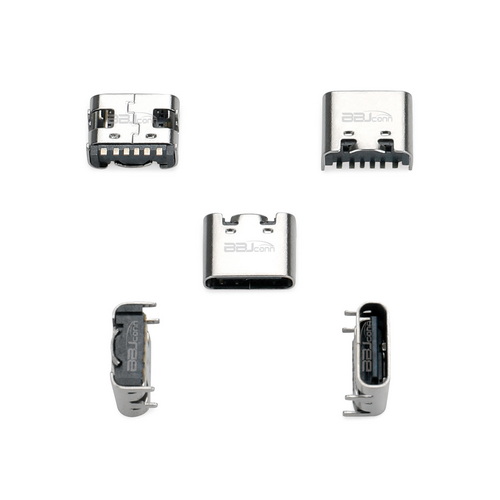 TYPE-C 6P 母座板上四脚插L=6.8---(UC.01.53-11-0003)_调整大小